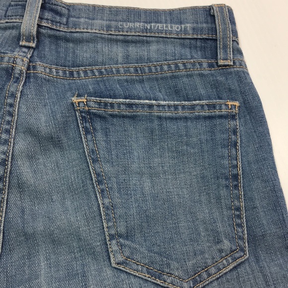 Current/Elliott High Rise Low Bell Jean. Sz 26. Made in USA - Picture 4 of 12